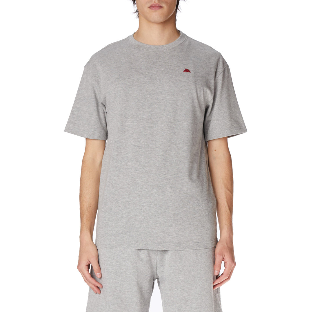 voorzetsel Poort molen Grey Heavyweight Cotton T Shirt - Sizes XS-3XL - Darphis - Men – Kappa USA