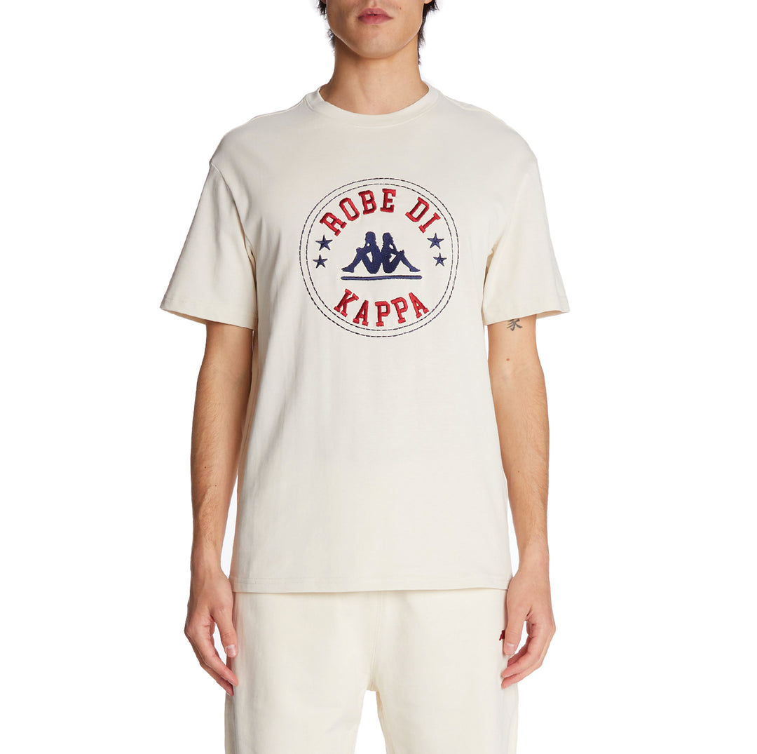 Onweersbui af hebben temperament Cream Americana Style T Shirt - Revati - Men – Kappa USA