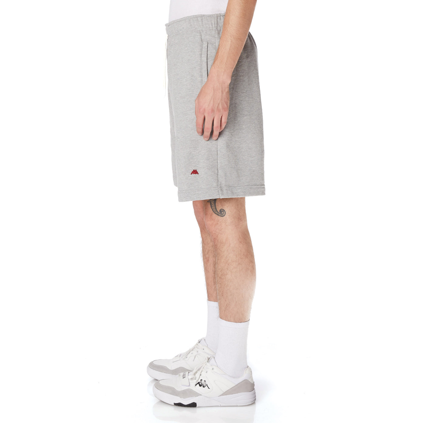 Grey - Shorts - Sweat 100% Men Karraway Kappa - – Inseam Cotton USA 10\