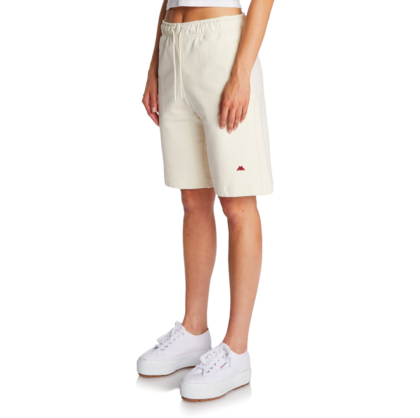 Cream 100% Cotton Sweat Shorts - 10\