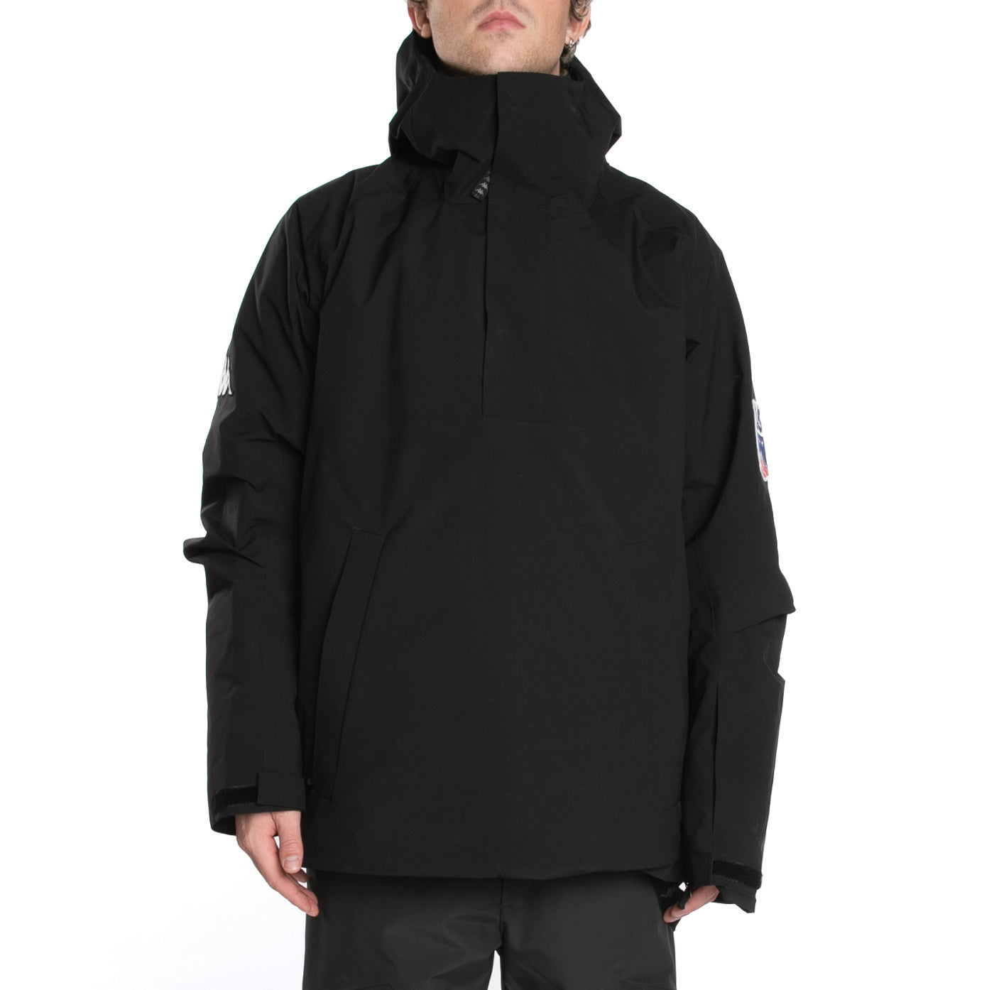 Kappa 6Cento 644S Anorak Jacket - Black