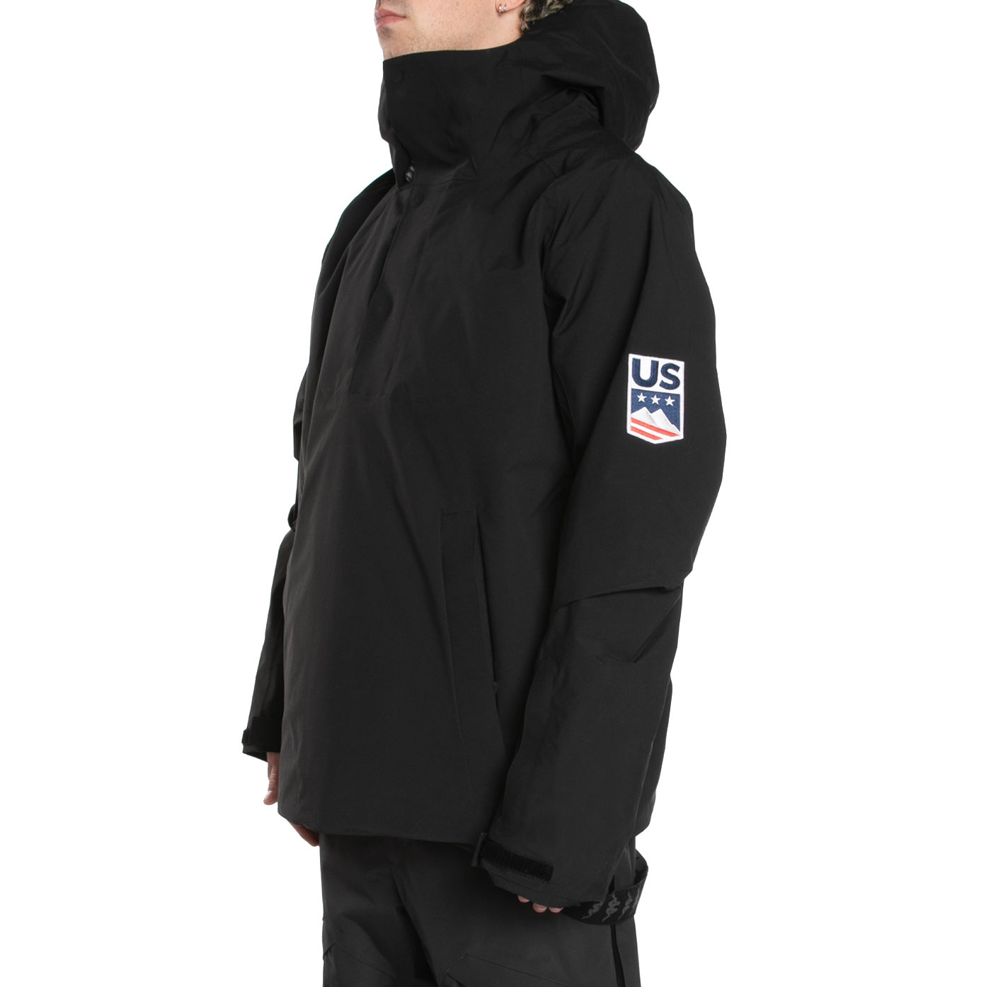 6Cento 644S Anorak Jacket Black Med Black 311J7UW 005