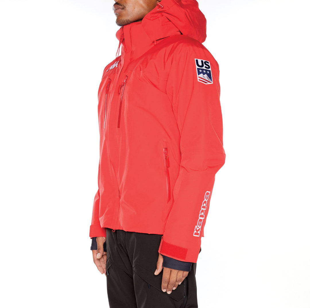 6Cento 611P US Ski Jacket - Red – Kappa USA
