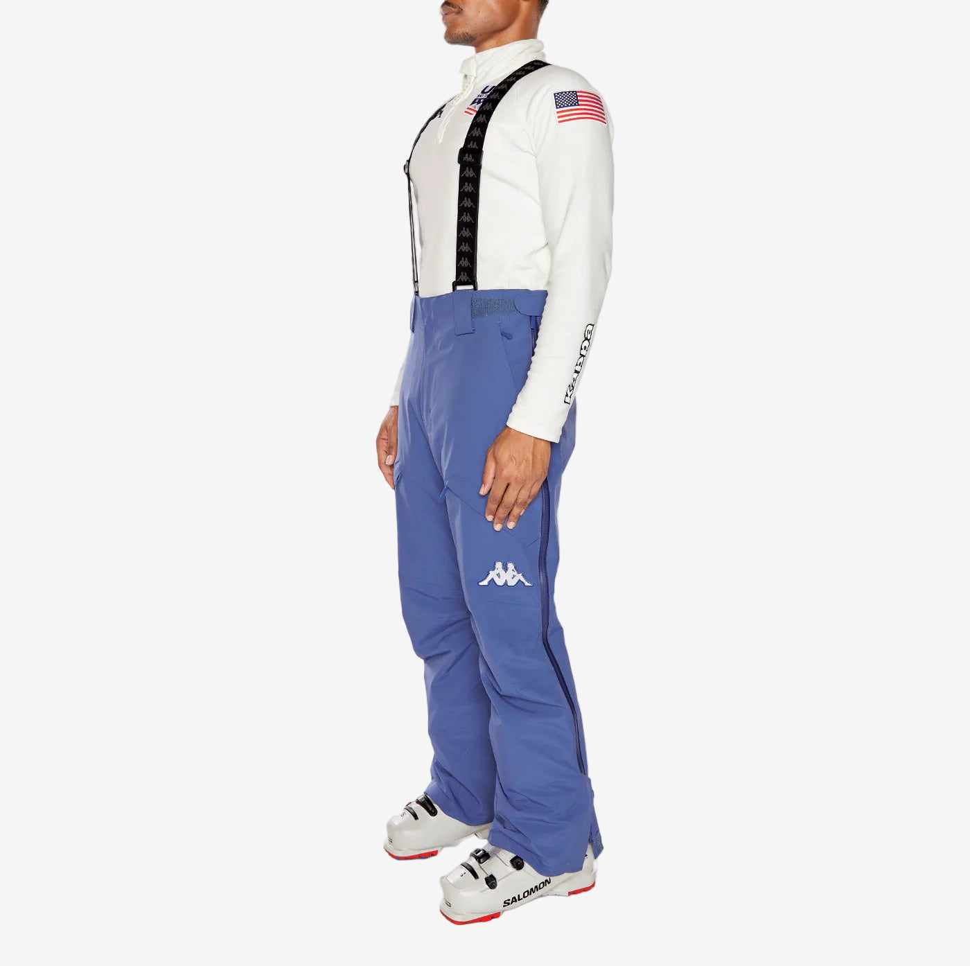 Kappa 6Cento 622P US Full Zip Ski Pants - Blue Fiord