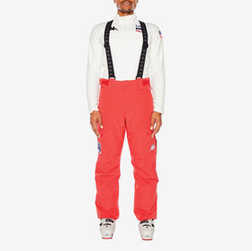 6Cento 622P US Full Zip Ski Pants - Red
