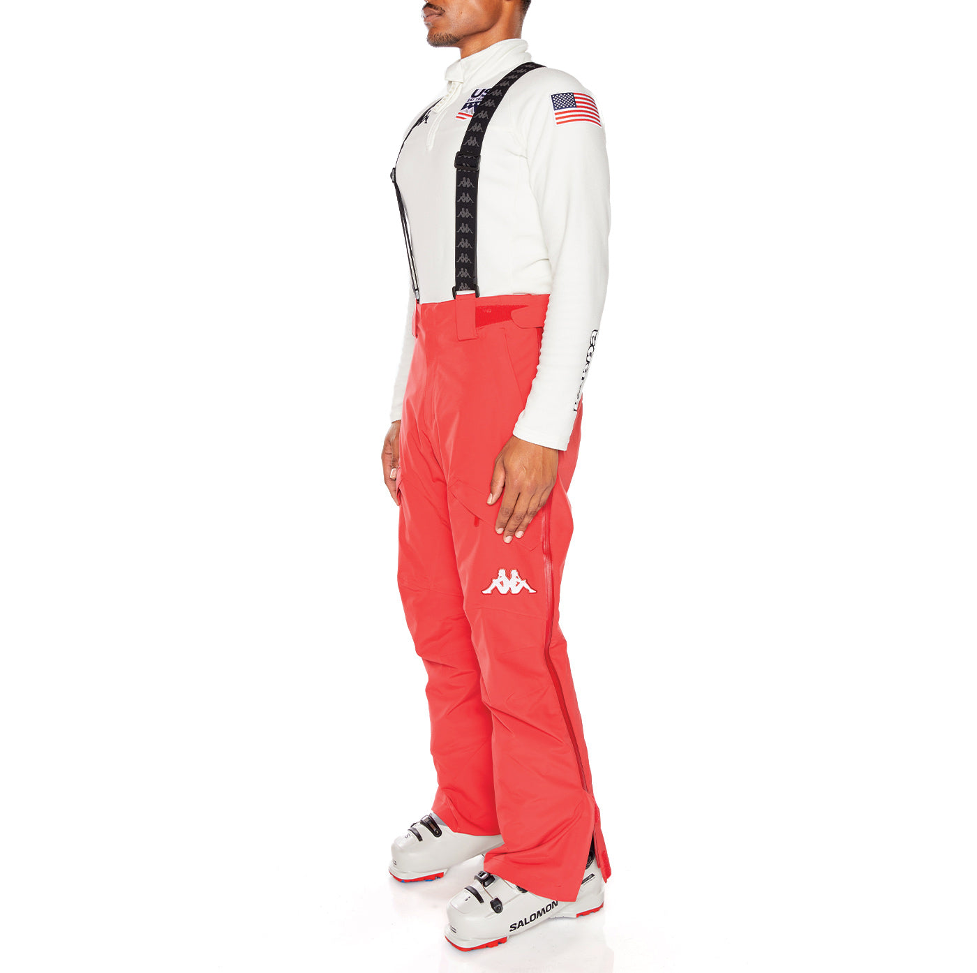 Kappa 6Cento 622P US Full Zip Ski Pants - Red