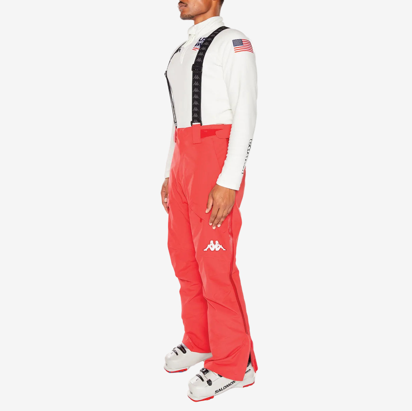 Kappa 6Cento 622P US Full Zip Ski Pants - Red