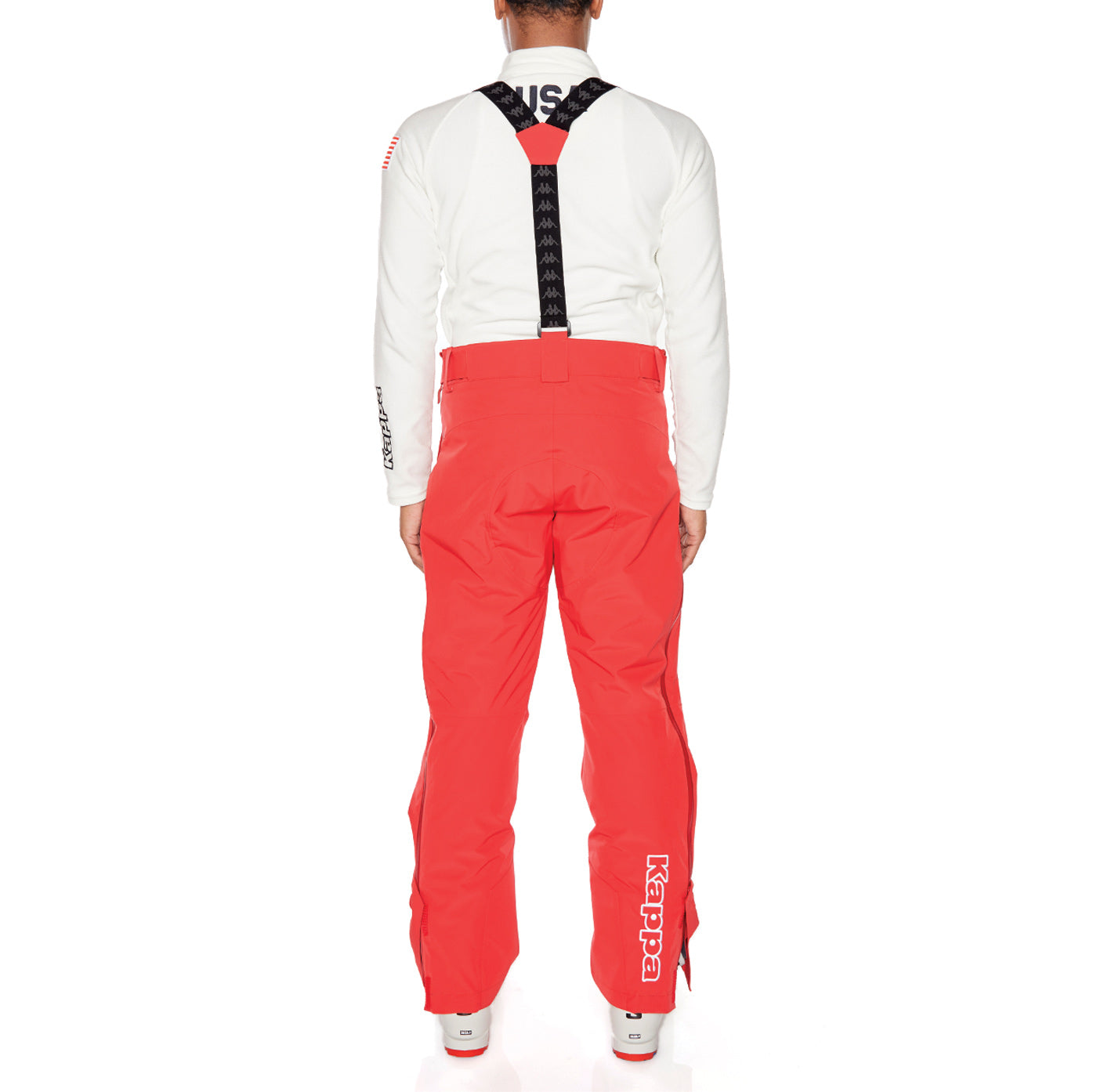 Kappa 6Cento 622P US Full Zip Ski Pants - Red