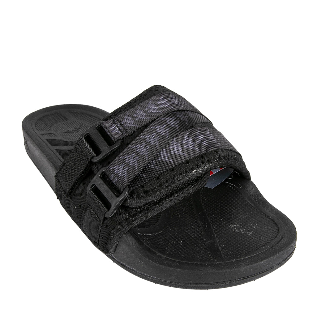 Kappa Authentic Luria 1 Slides - Black Grey Dk