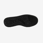 Black sole of a shoe on a white background