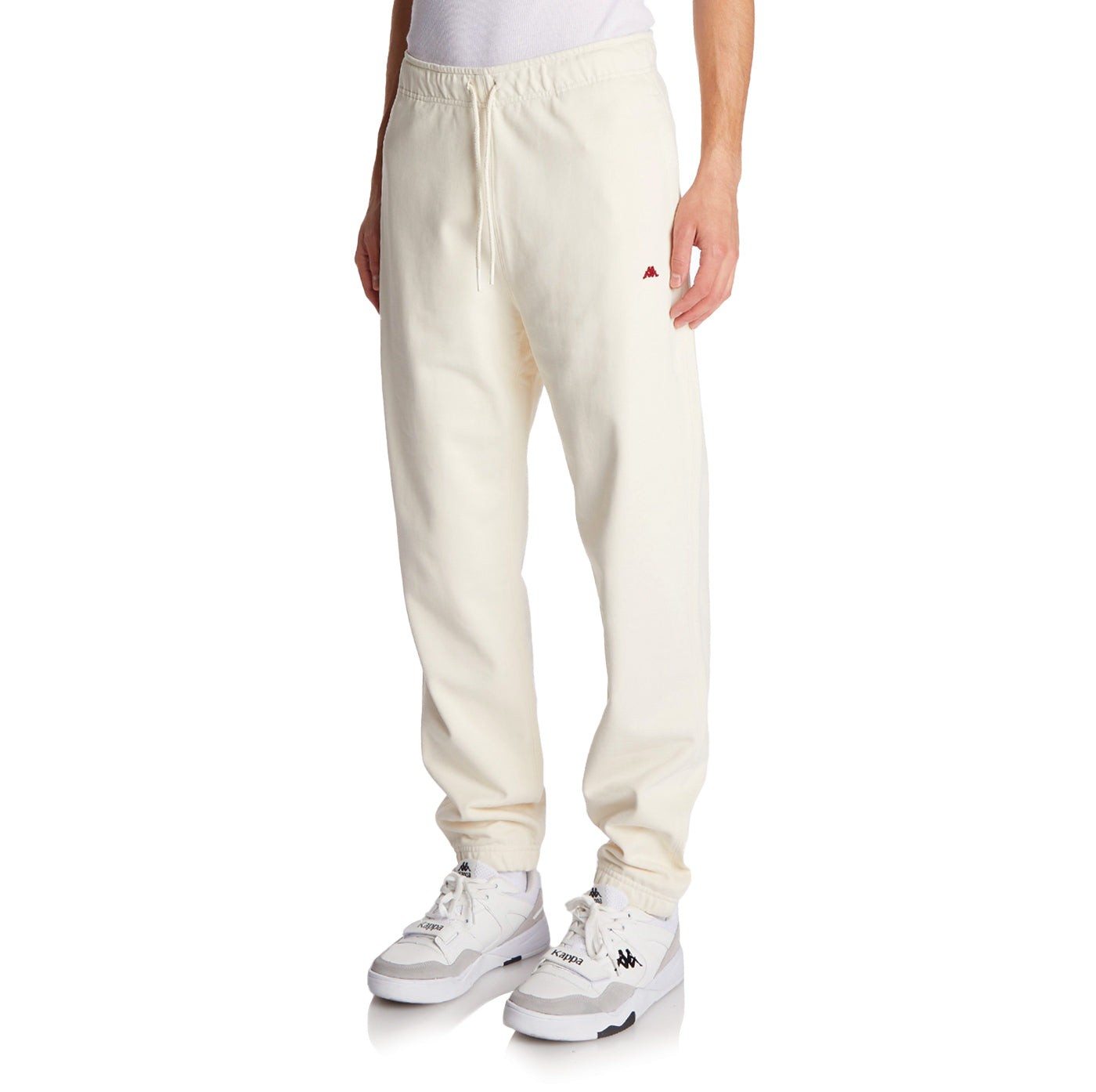 Cream 100% Heavyweight Cotton Sweatpants - Aurion - Men – Kappa USA