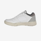 White and gray sneaker on a white background