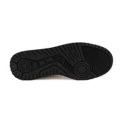 Black sole of a shoe on a white background
