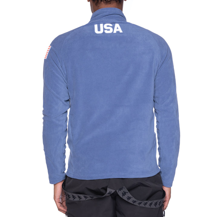 6Cento 687B US Fleece Jacket - Blue Fiord