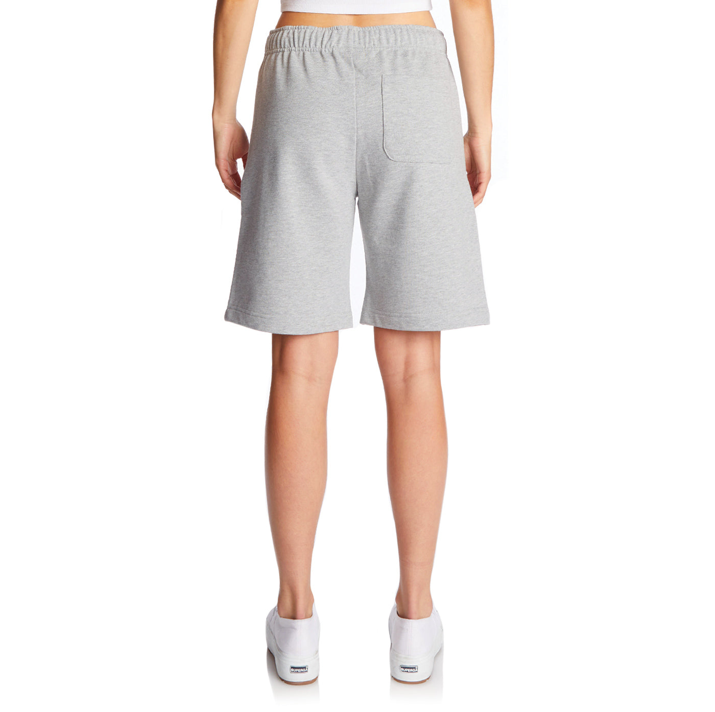 Grey 100% Cotton Sweat Shorts - 10
