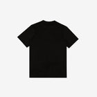 Black t-shirt with Kappa Omini logo in white. Back view.