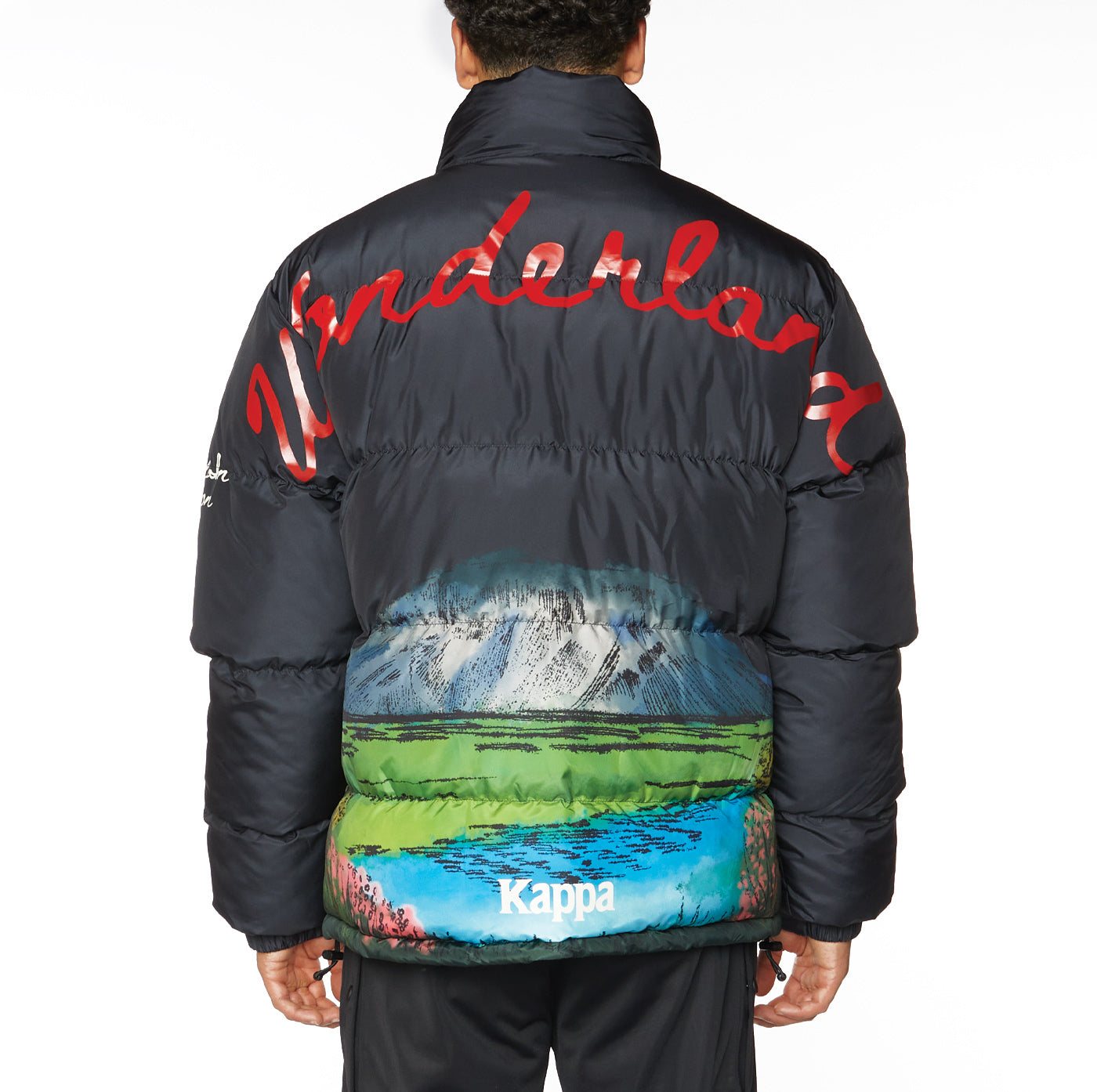 Kappa puffer jacket mens on sale