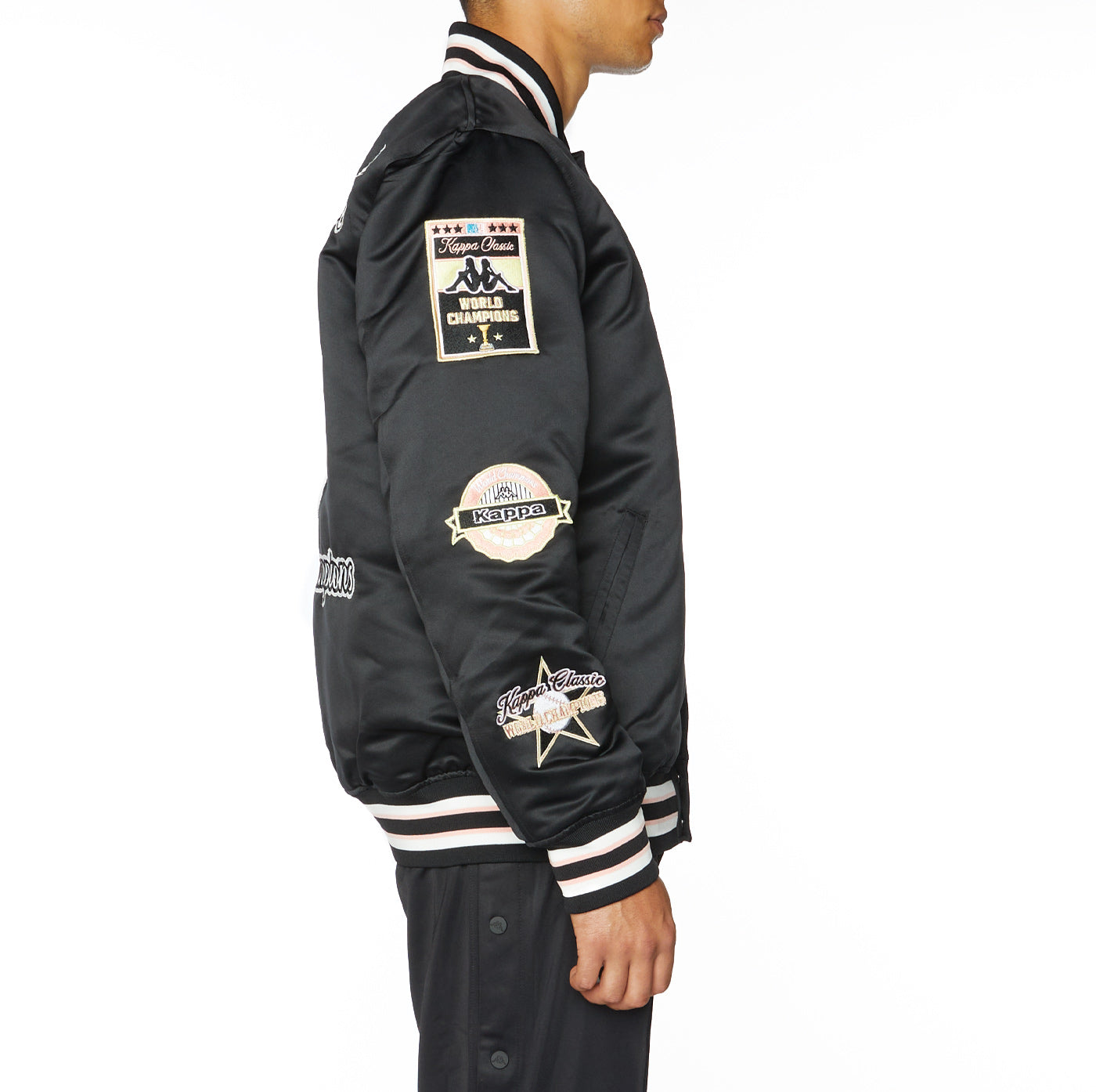 Logo Jasper Bomber Jacket - Jet Black – Kappa USA