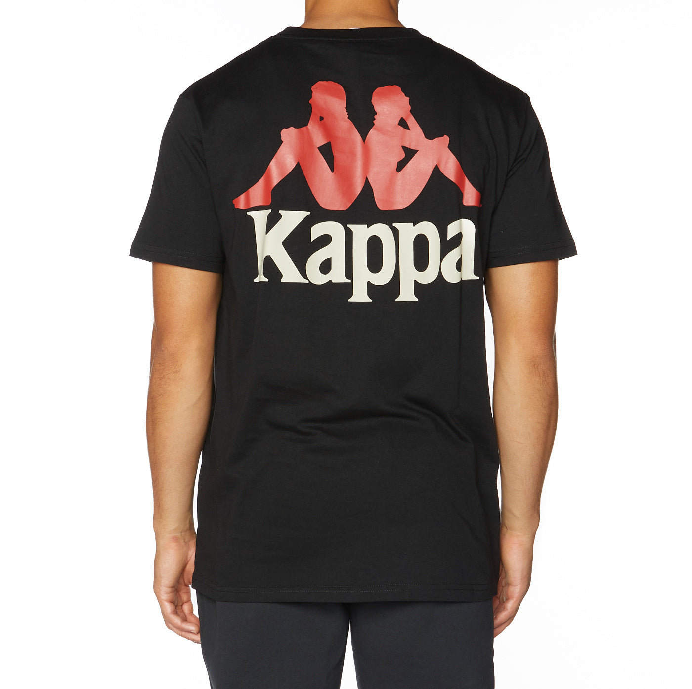 Red and black sales kappa shirt