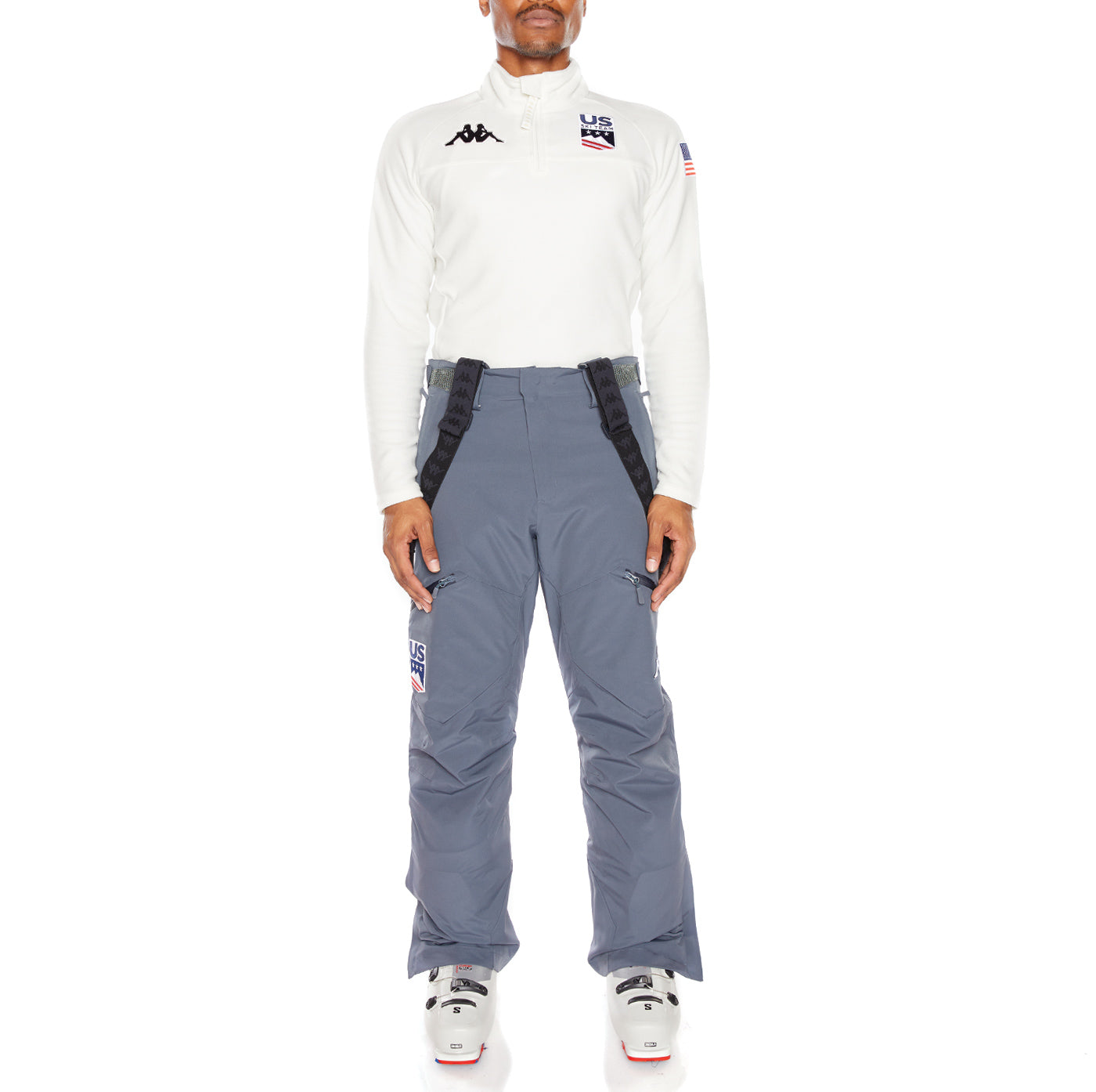 Kappa 6Cento 622 Hz US Ski Pants - Grey Asphalt