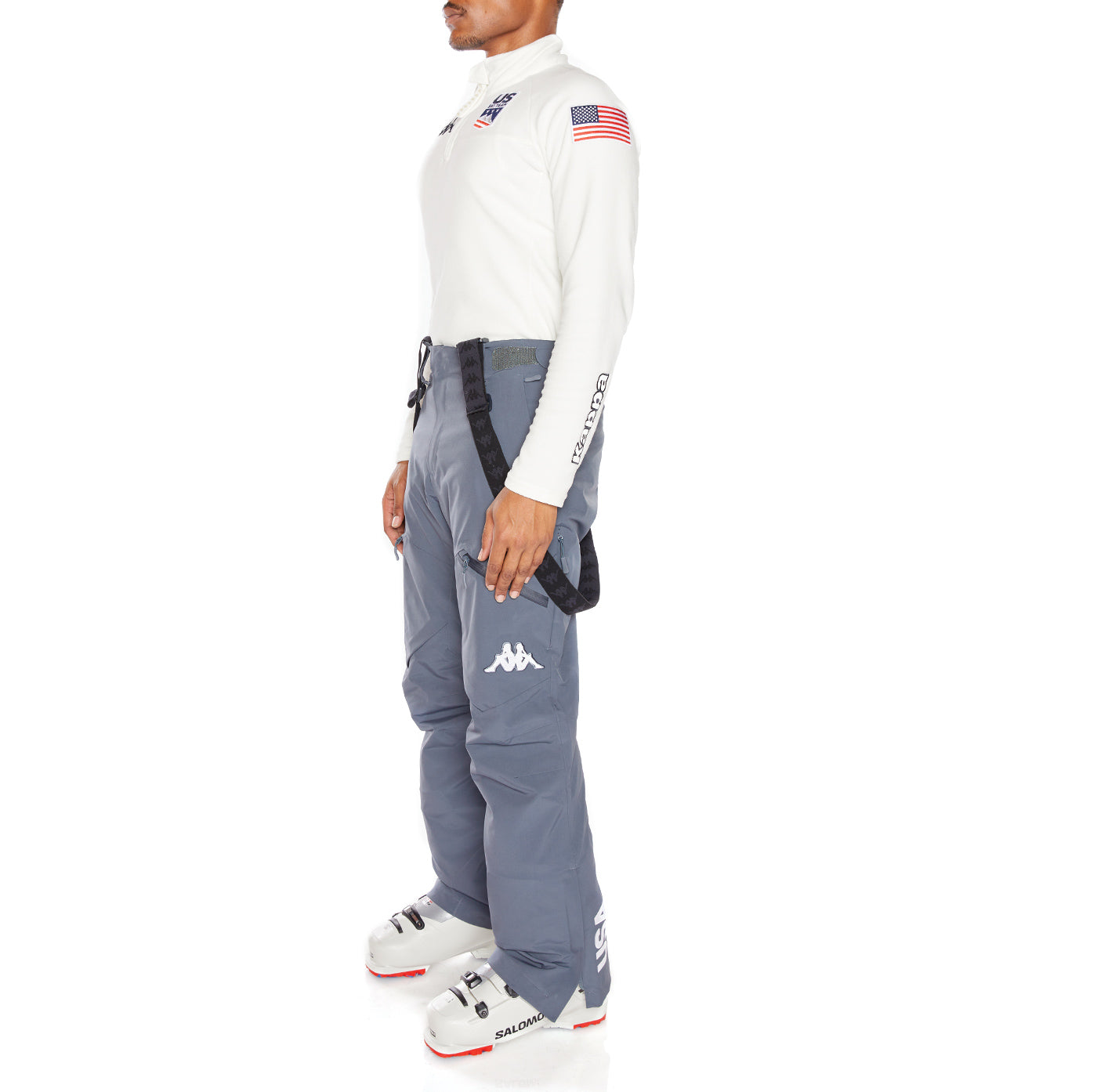 Kappa 6Cento 622 Hz US Ski Pants - Grey Asphalt