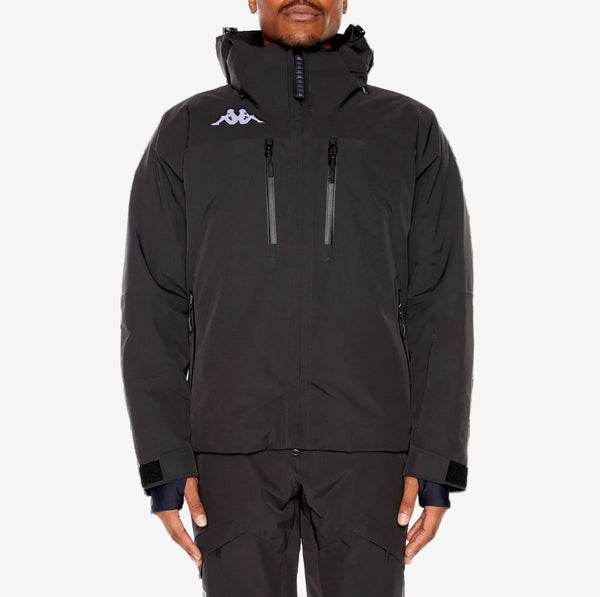 【kappa】UNDER ARMOR スノボウェア ジャケット ブラック 6Cento 644S Anorak Jacket - Black | Kappa USA