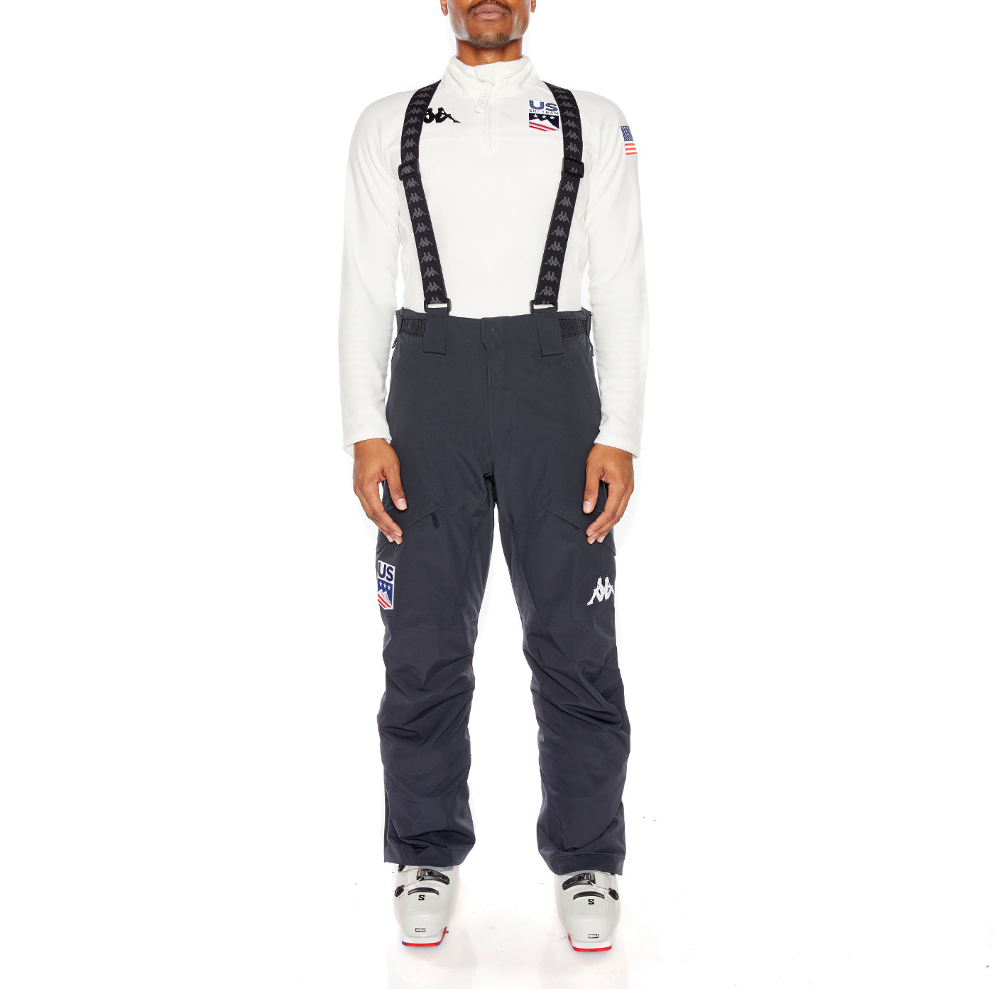 Kappa 6Cento 622P US Full Zip Ski Pants - Navy