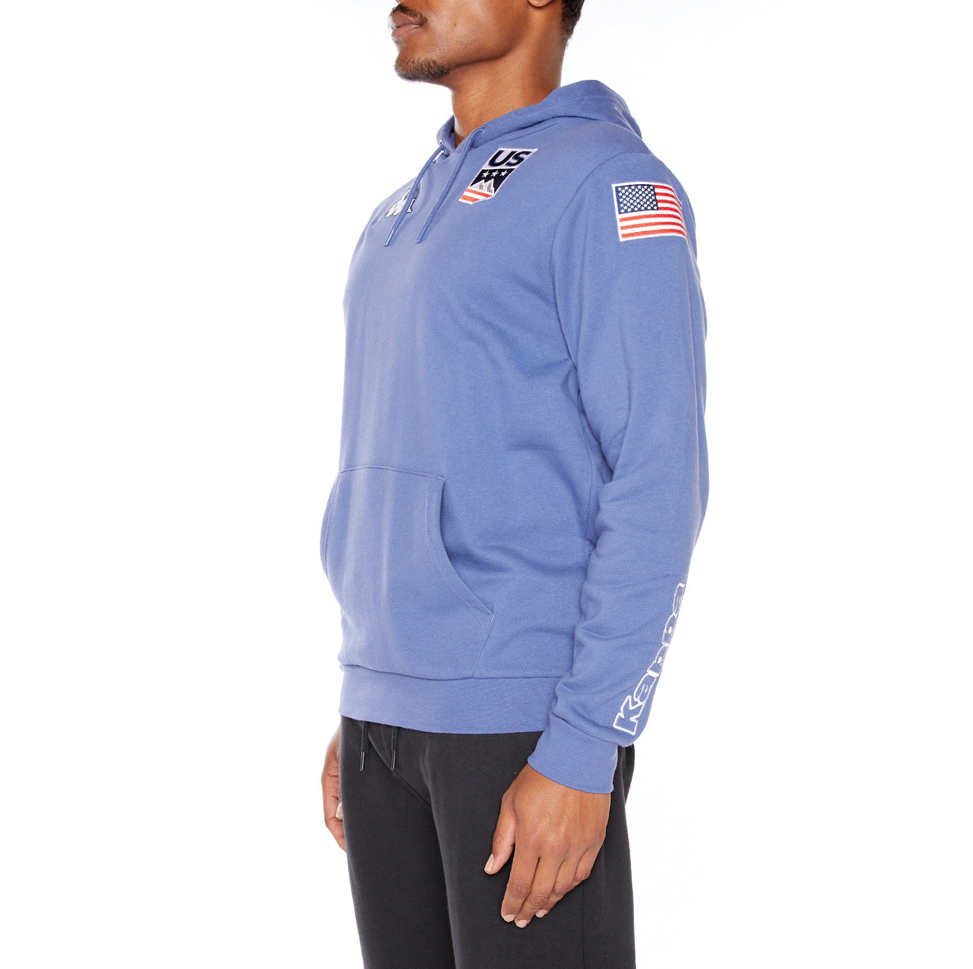 Kappa on sale hoodie blue