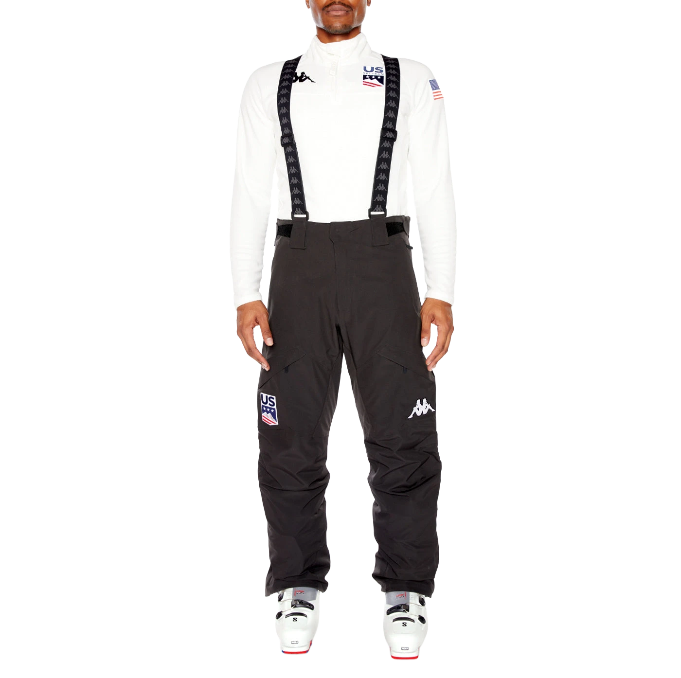 6Cento 622P US Full Zip Ski Pants - Black