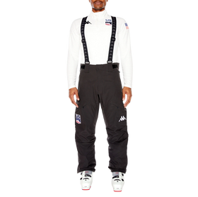 6Cento 622P US Full Zip Ski Pants - Black