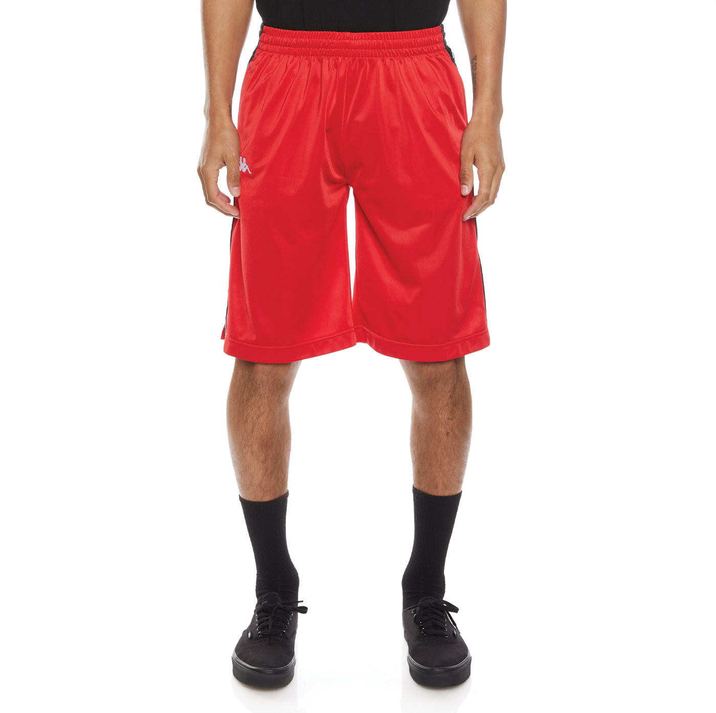 222 Banda Treadwellz Shorts - Red Black