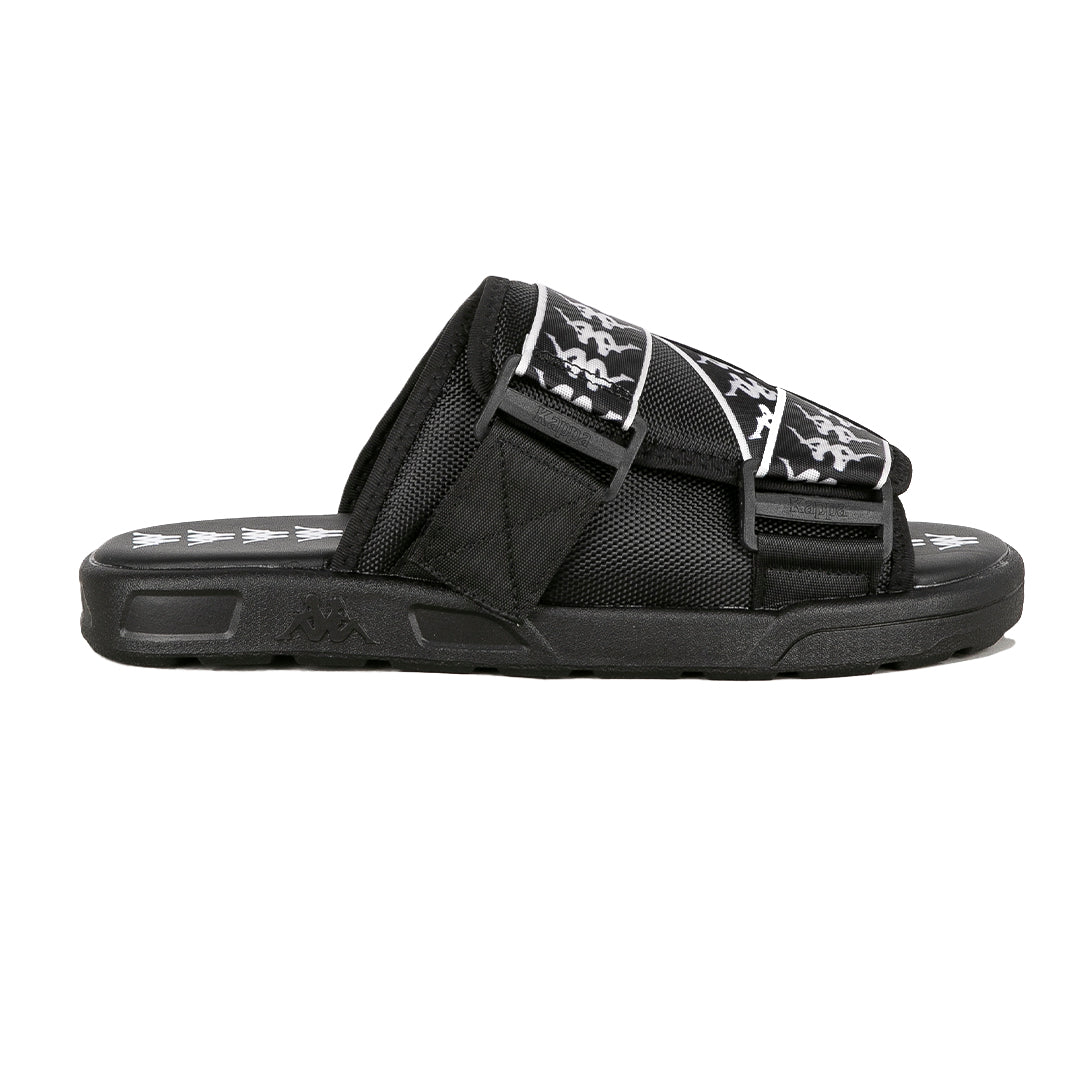 222 Banda Mitel 1 Sandals - Black White