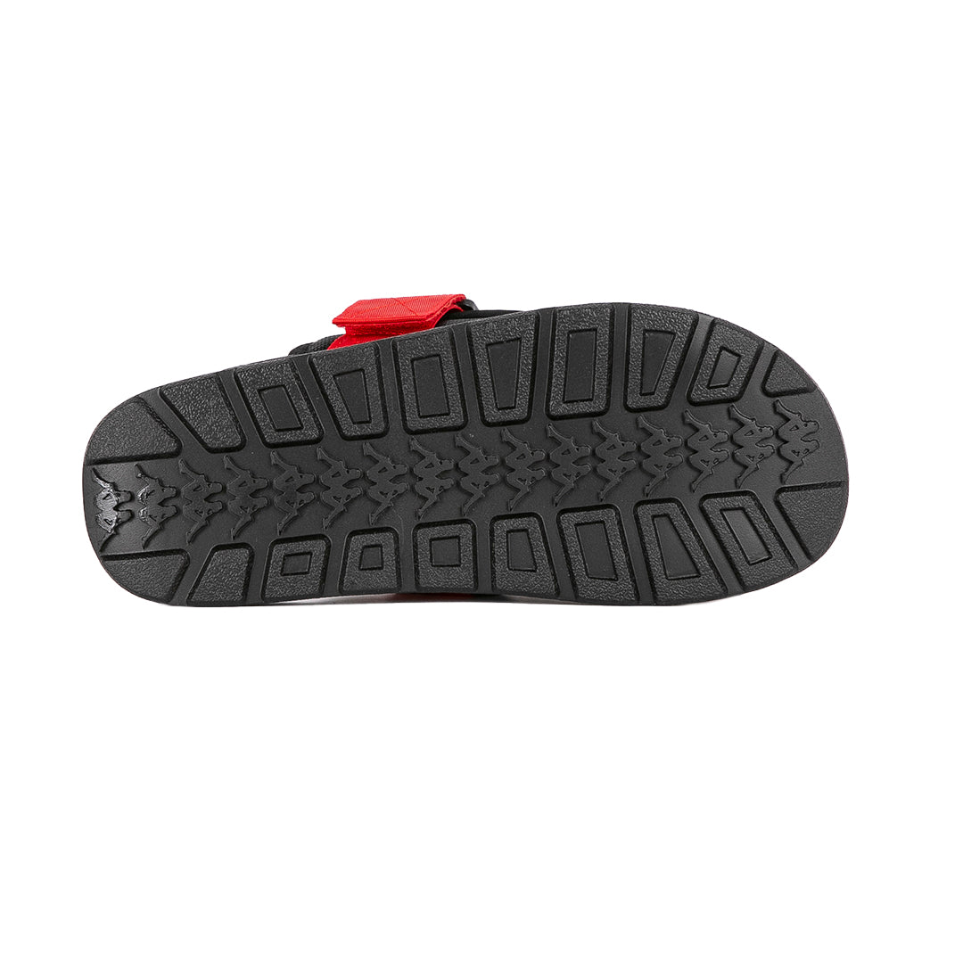 222 Banda Mitel 1 Sandals - Black Red White