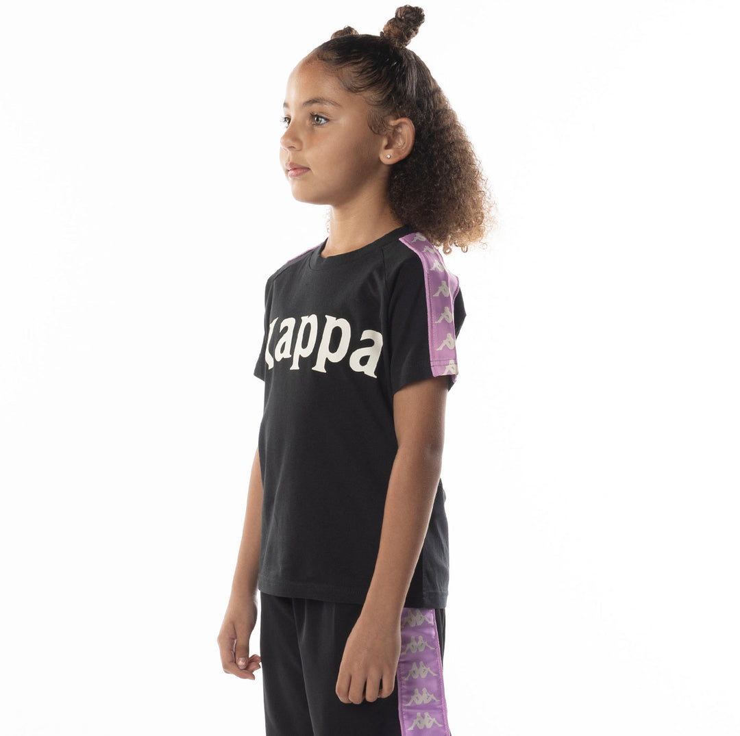 Kids 222 Banda Balima T-Shirt - Black Smoke Violet