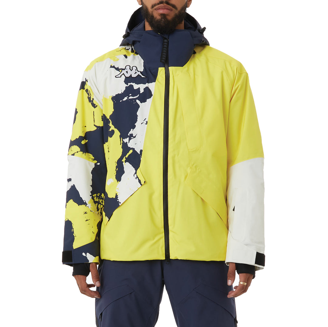 Kappa 6Cento 611p Ski Jacket - Blue Yellow