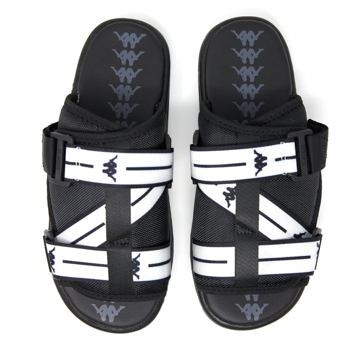 Authentic Jpn Mitel Sandals - Black White