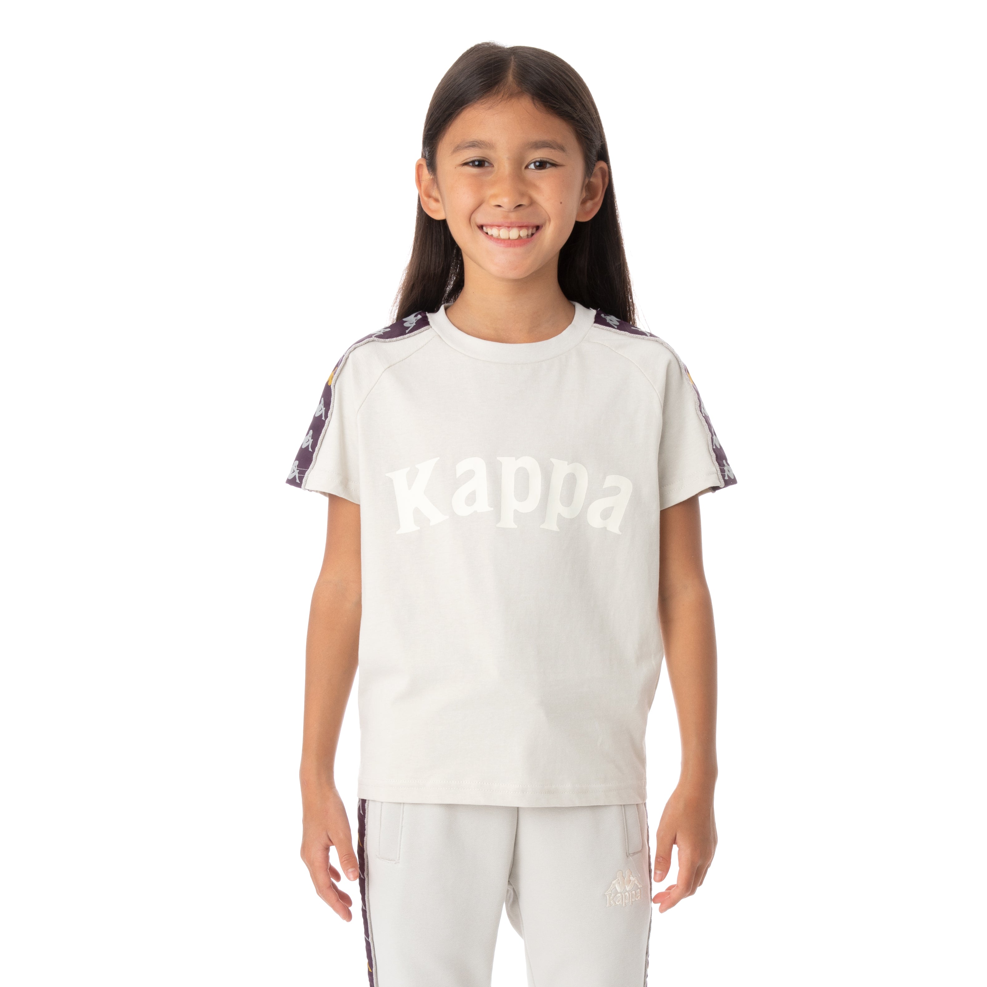 Kappa Kids 222 Banda Deto T-Shirt - Grey Silver