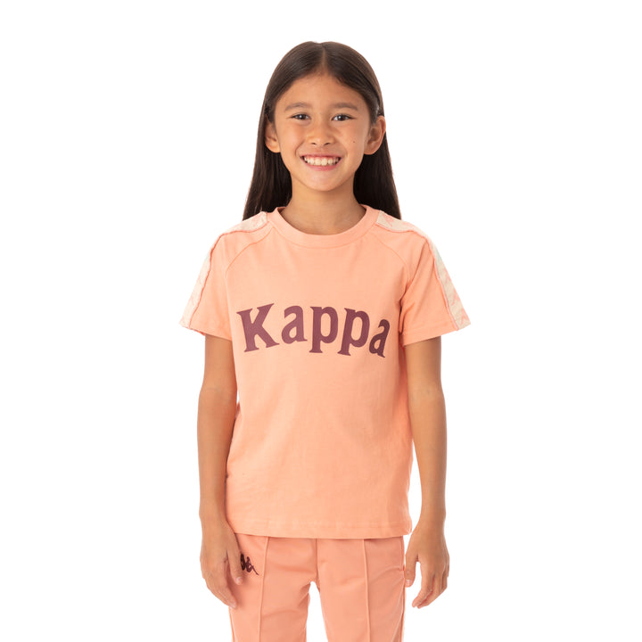 Kappa Kids 222 Banda Deto T-Shirt - Pink Coral
