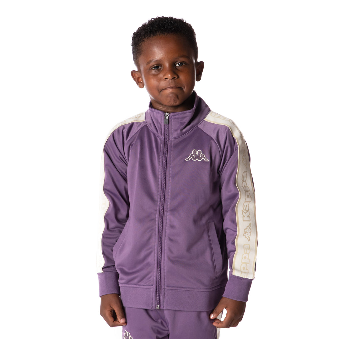 grænse form Ydeevne Kids Logo Tape Artem 2 Track Jacket - Purple – Kappa USA