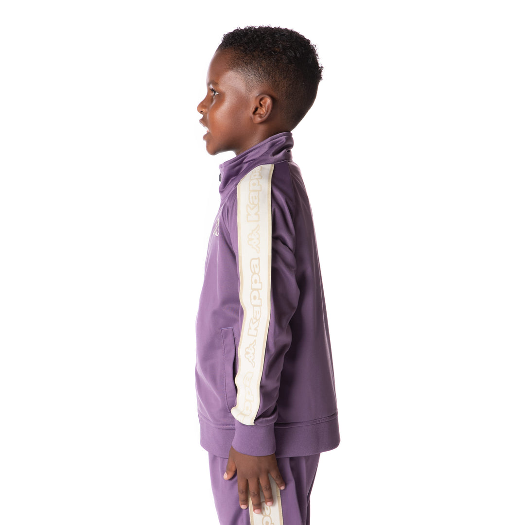 Kids Logo Tape Artem 2 Track Jacket - Purple
