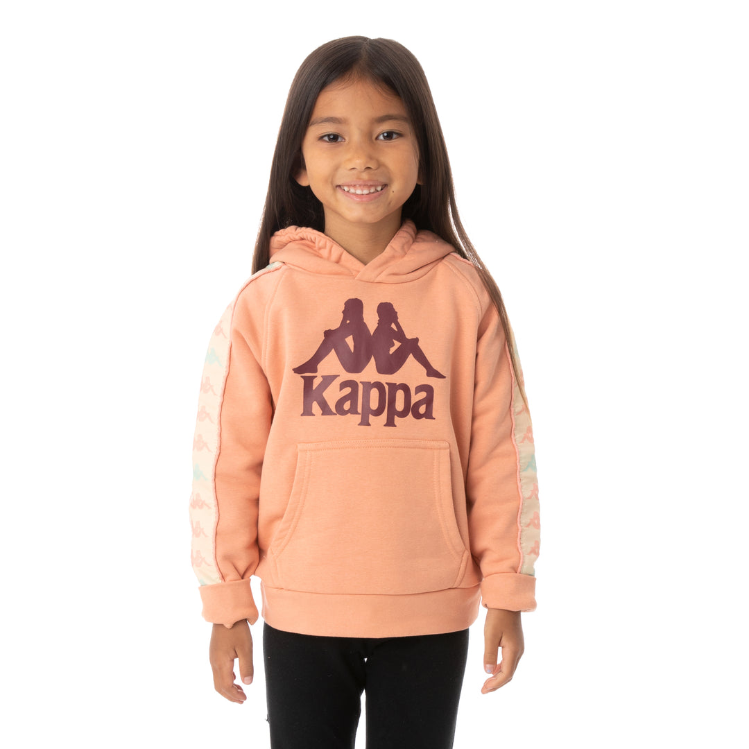 Kappa Kids 222 Banda Hurtado 3 Hoodie - Pink Coral