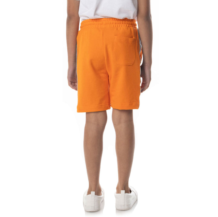 Logo Tape Dasved Shorts - Orange