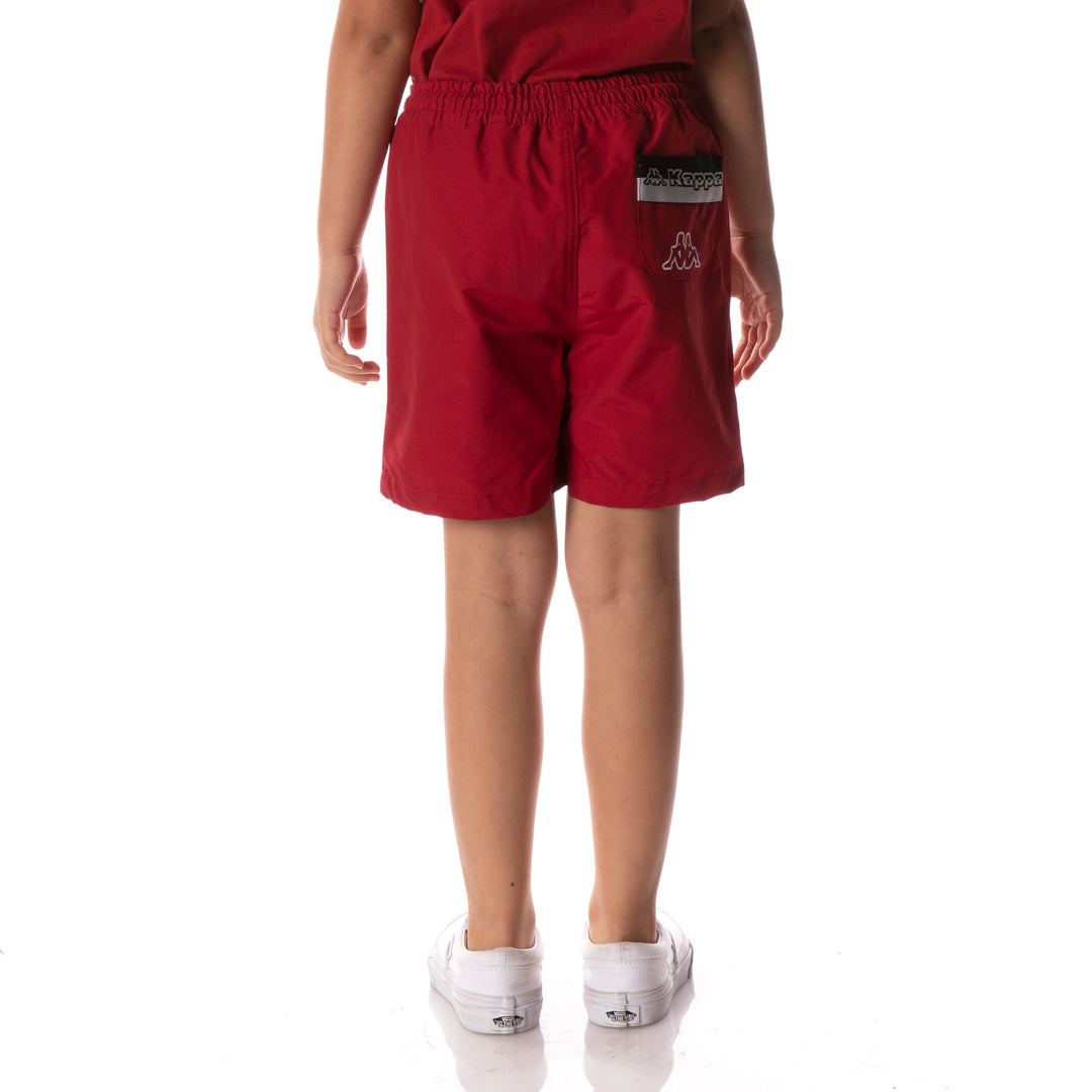 Logo Tape Dolm Shorts - Red