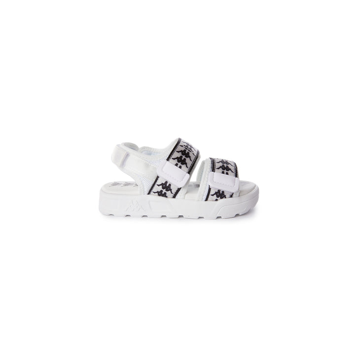 222 Banda Aster 7 Toddlers Sandals - White Black