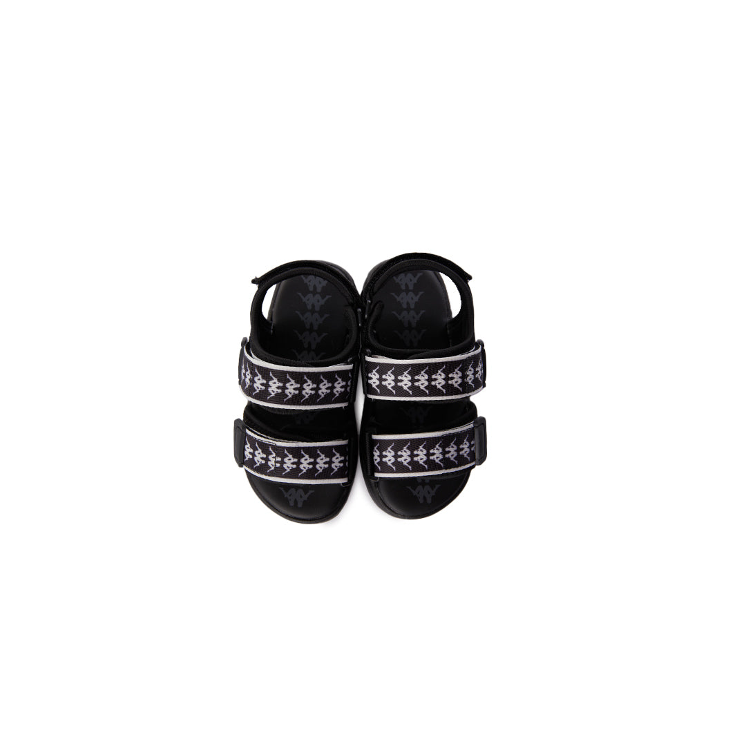 222 Banda Aster 7 Toddlers Sandals - Black White