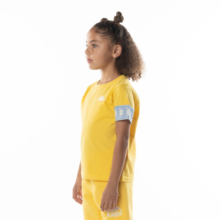 Kids 222 Banda Niji 2 T-Shirt - Yellow Light Blue