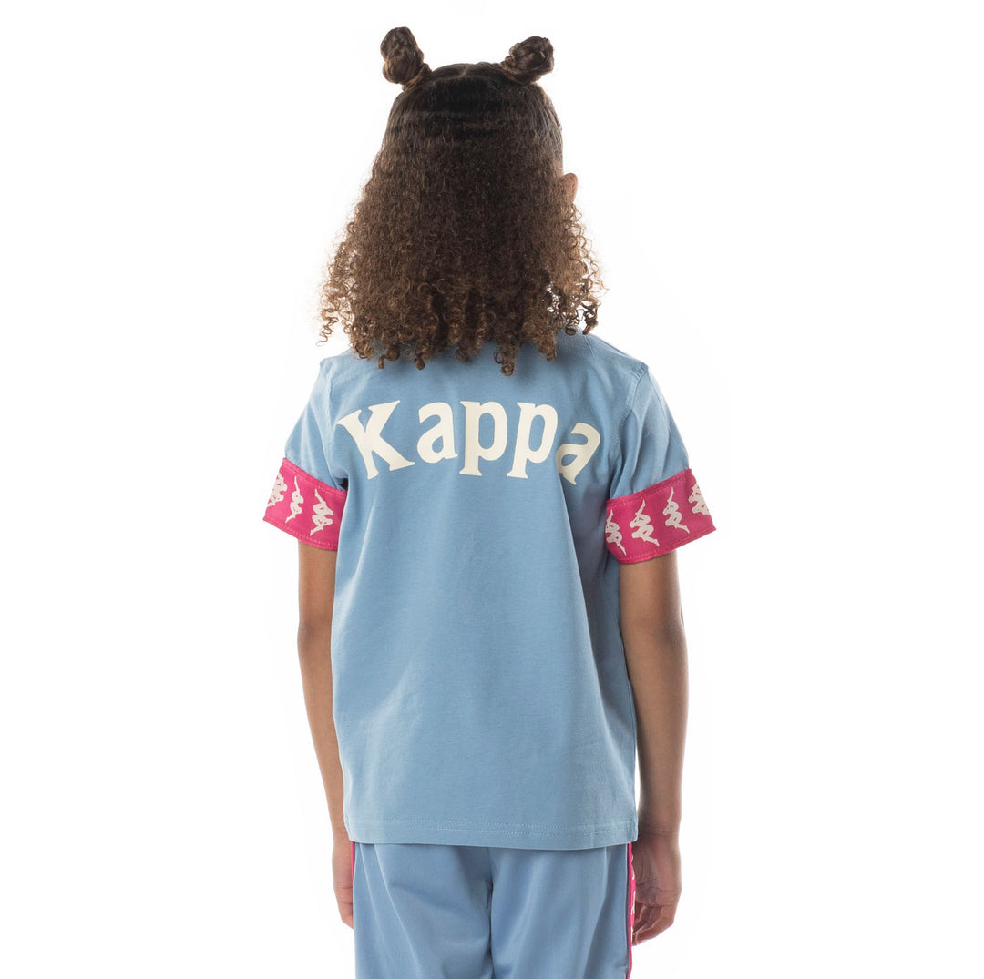 Kids 222 Banda Niji 2 T-Shirt - Light Blue Pink
