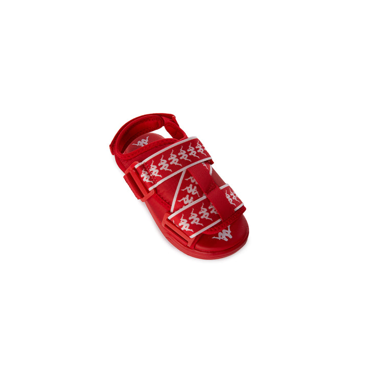 222 Banda Mitel 2 Toddlers Sandals - Red White