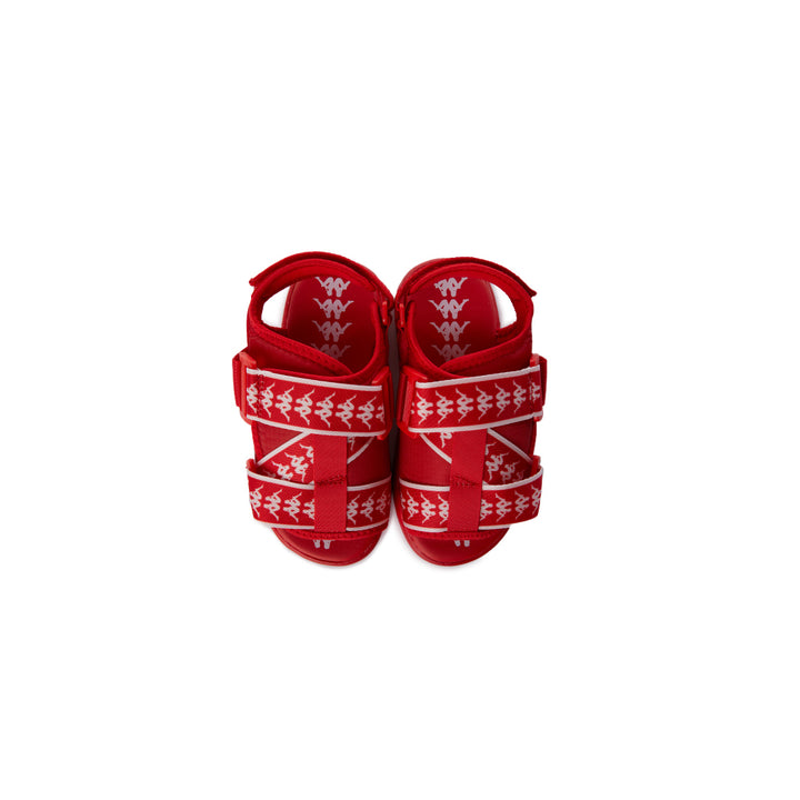 222 Banda Mitel 2 Kids Sandals - Red White