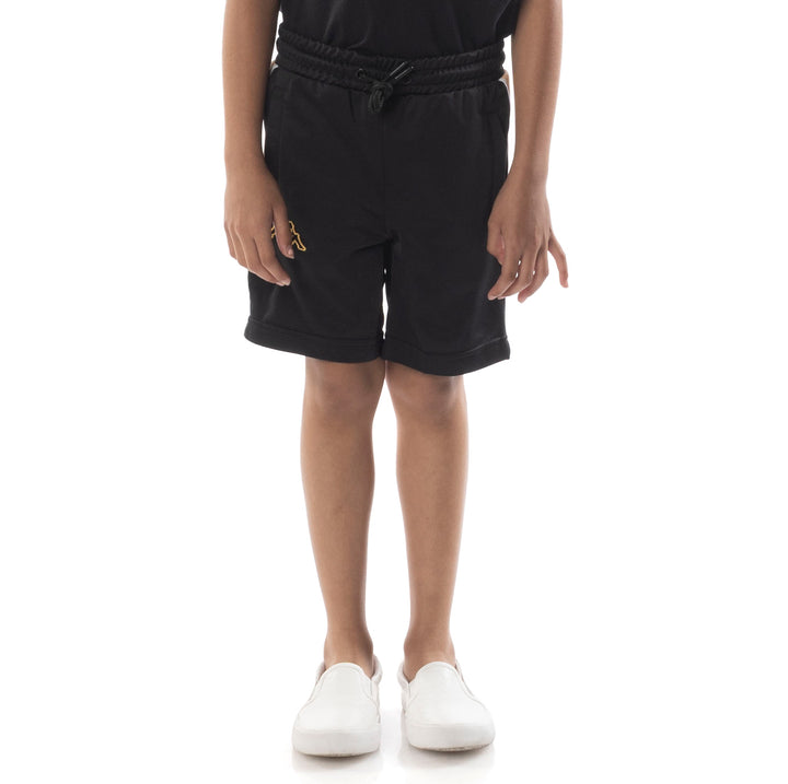 Kids Logo Tape Aedi 2 Shorts - Black Smoke Orange